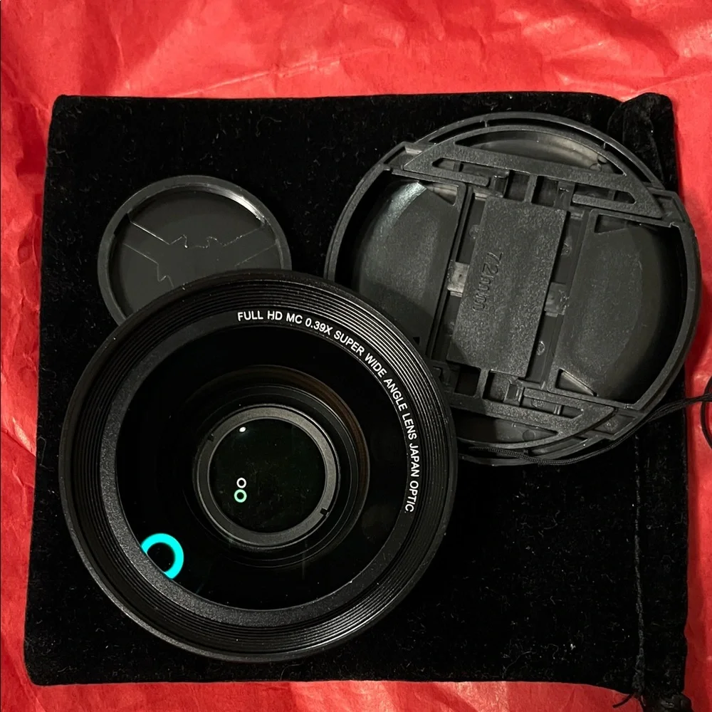 Full HD 0.36x Super Wide Angle Camera Lens - Black